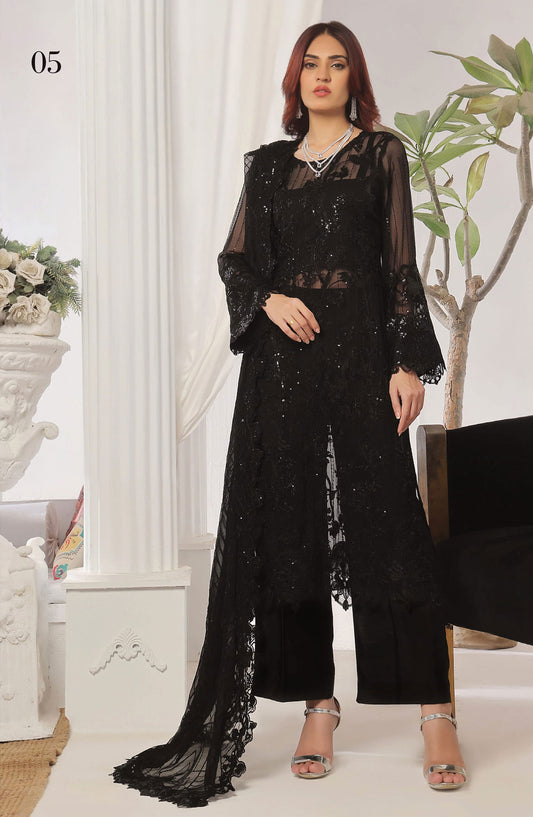 Amour Embroidered Luxury Chiffon Unstitched Collection By Soghat - Design 05
