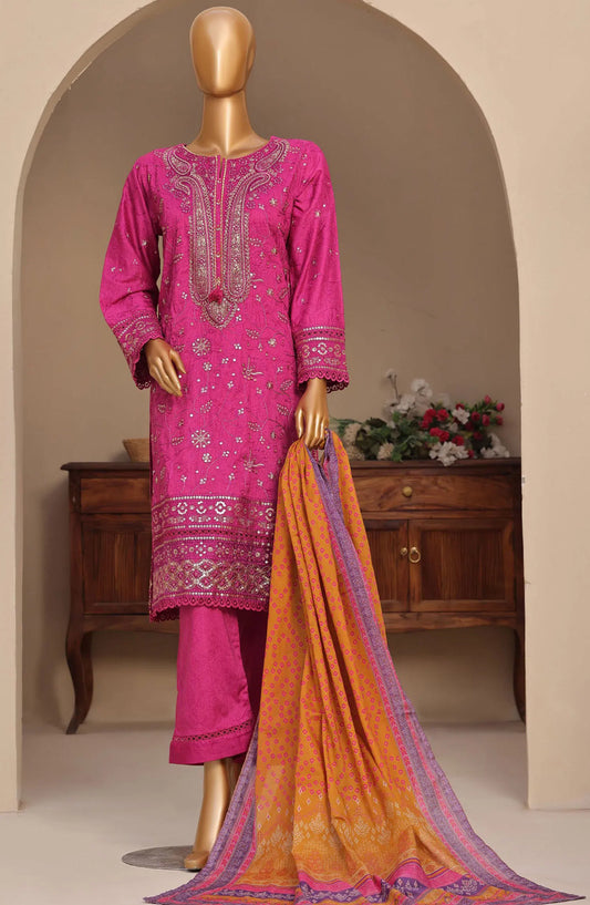 SADABAHAR Premium Embroidered Printed Lawn Collection - Design 05