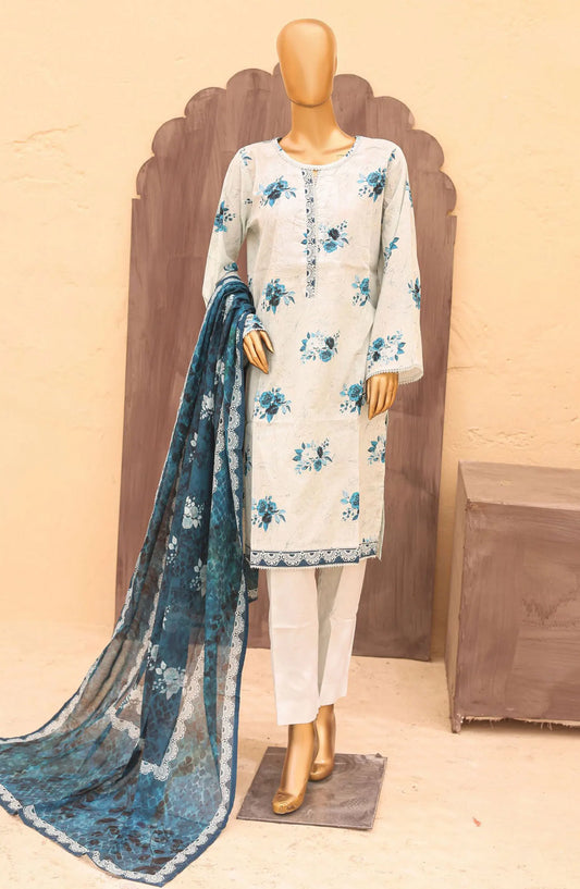 Bin Saeed Printed Lawn Collection 2024 Vol 13 - Design 05
