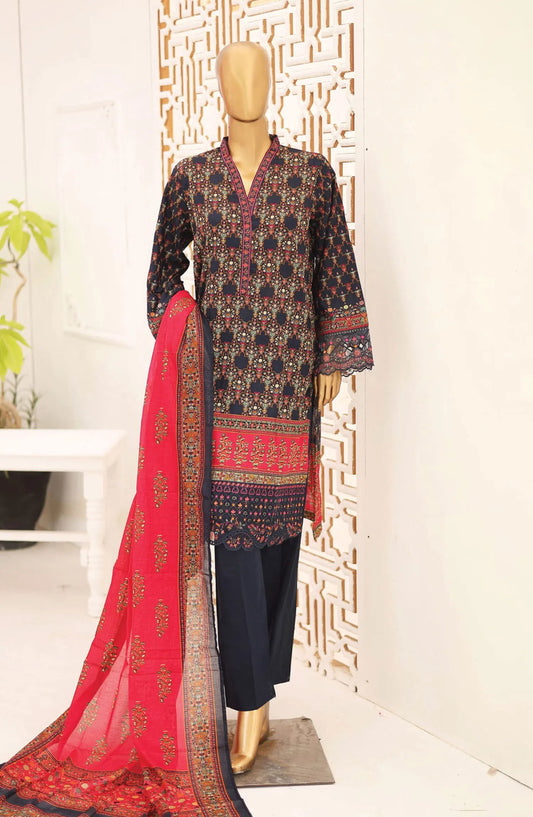 Bin Saeed  Exclusive Embroidered 3 PC Collection 2024 - Design 05