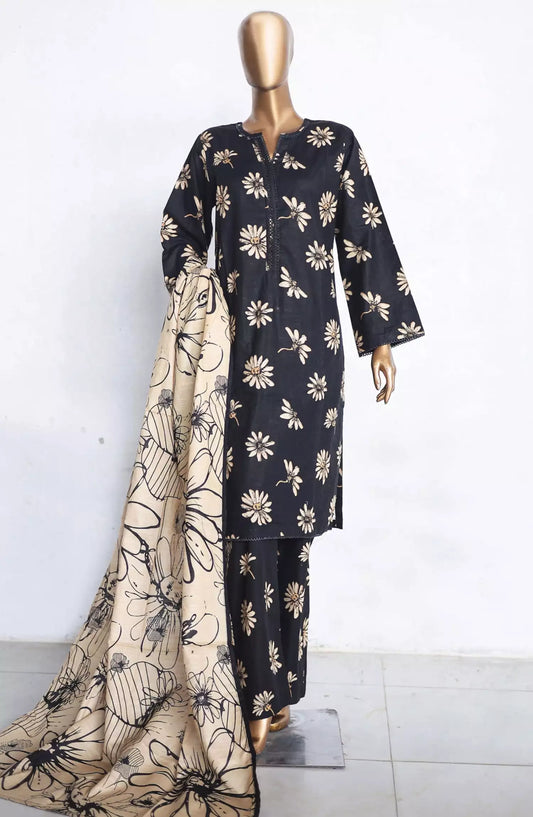 Bin Saeed Khaddar Winter Collection 2024 - Design 05