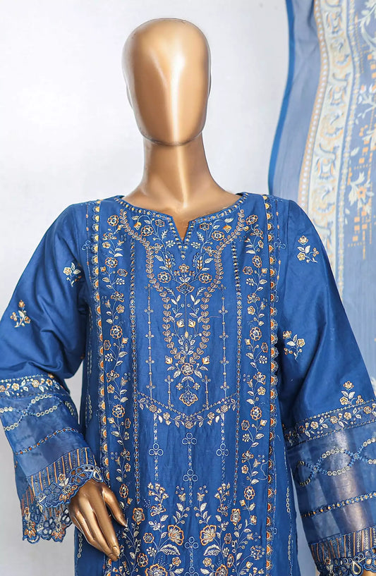 Bin Saeed Luxury Embroidered With Chiffon Dupatta Vol 03 - Design 05