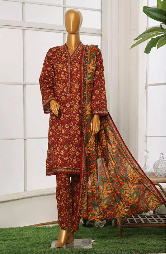 Bin Saeed Exclusive Printed Stitched Cotton Collection - Design 05