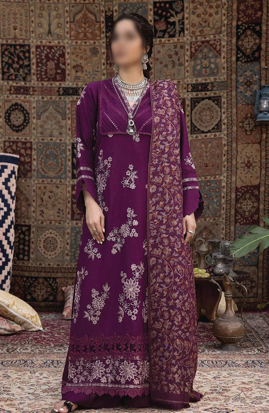 Denara Woolen Shawl and Embroidered Edition By Humdum - Design 05