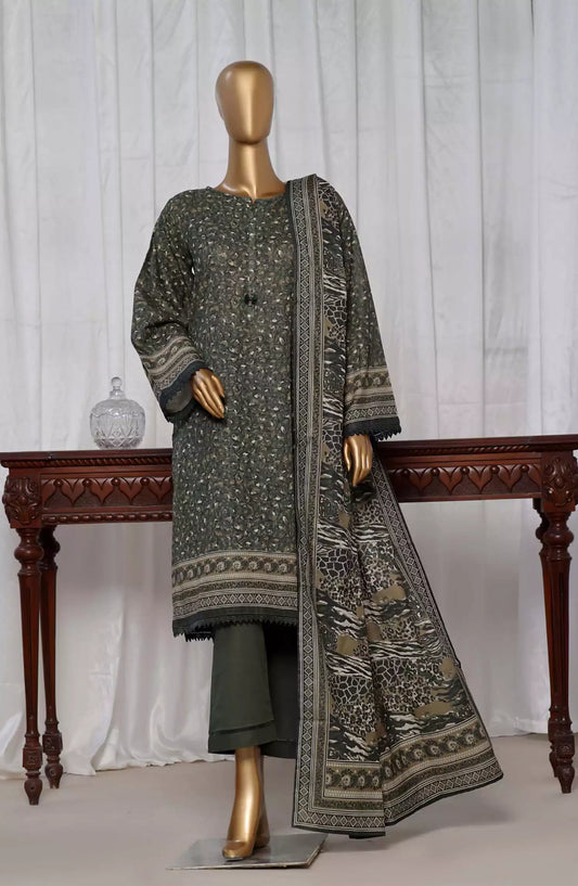 Sadabahar Khaddar Stitched Printed Collection 2024 - Design 05