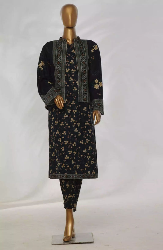 Bin Saeed Khaddar Printed Fusion Collection - Design 05