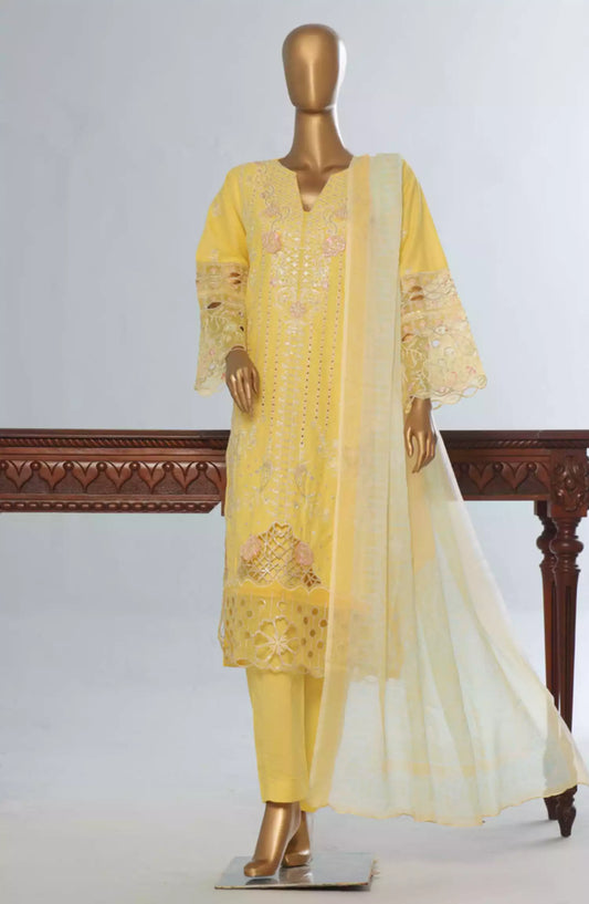 Bin Saeed Luxury RTW Cotton Embroidered Collection 2024 Vol 04 - Design 05