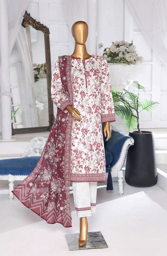 HZ Nayab Digital Printed Doriya Voile Lawn Dupatta Collection Vol 03 - Design 05