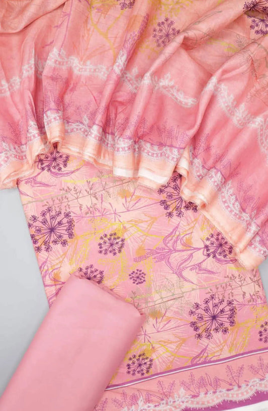 Bin Saeed Unstitched Printed Lawn Collection 2024 Vol 03 - Design 06