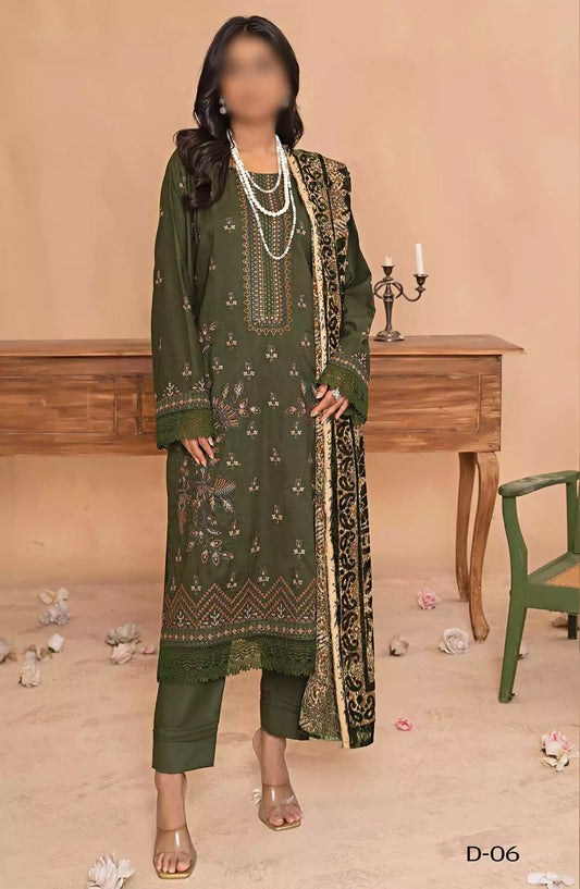 Queen Winter Palachi Shawl Luxurious Collection - Design 06