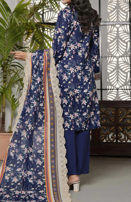 Zynah Digital Chickenkari Lawn Collection VOl 01 By VS Textiles - Design 06