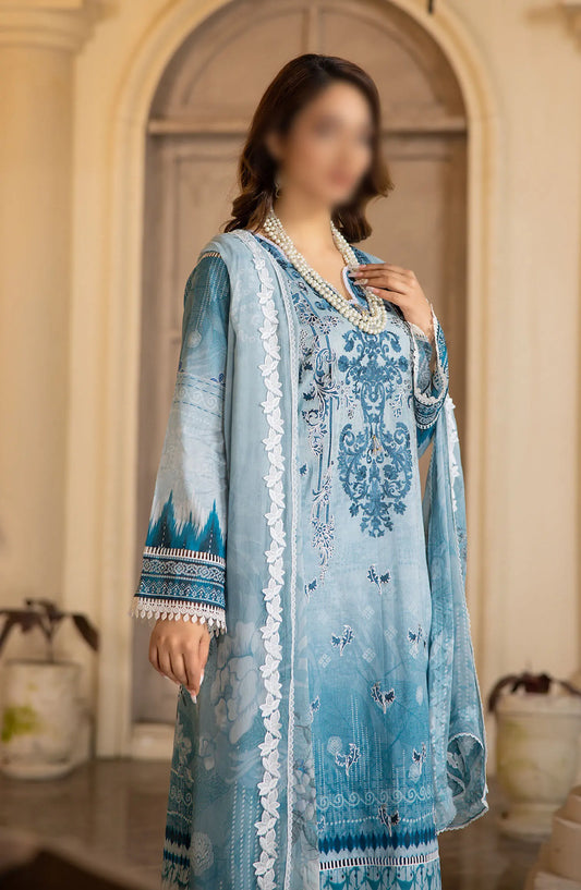 Rangoon Shokh Nigahen Print and Emb Lawn Collection - Design 06