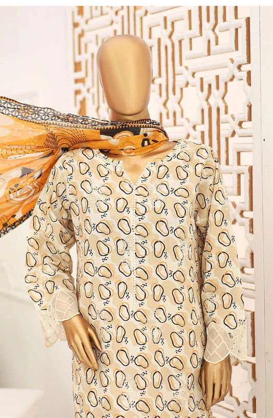 Bin Saeed  Exclusive Embroidered 3 PC Collection 2024 - Design 06