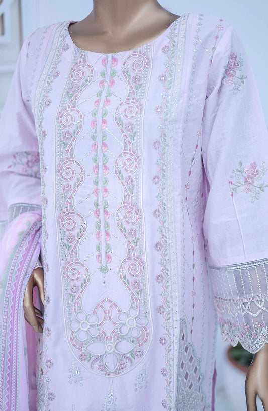 Bin Saeed Luxury Embroidered With Chiffon Dupatta - Design 06