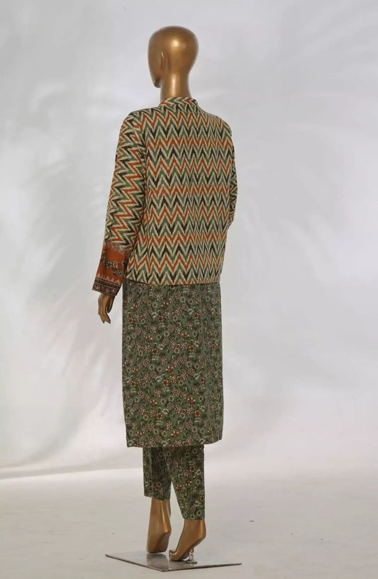 Bin Saeed Khaddar Printed Fusion Collection - Design 06