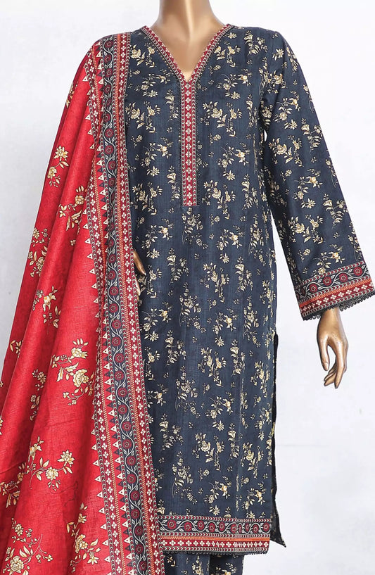 Bin Saeed Khaddar Winter Collection 2024 - Design 06