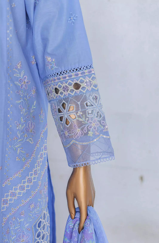 Bin Saeed Luxury Embroidered With Chiffon Dupatta Vol 03 - Design 06