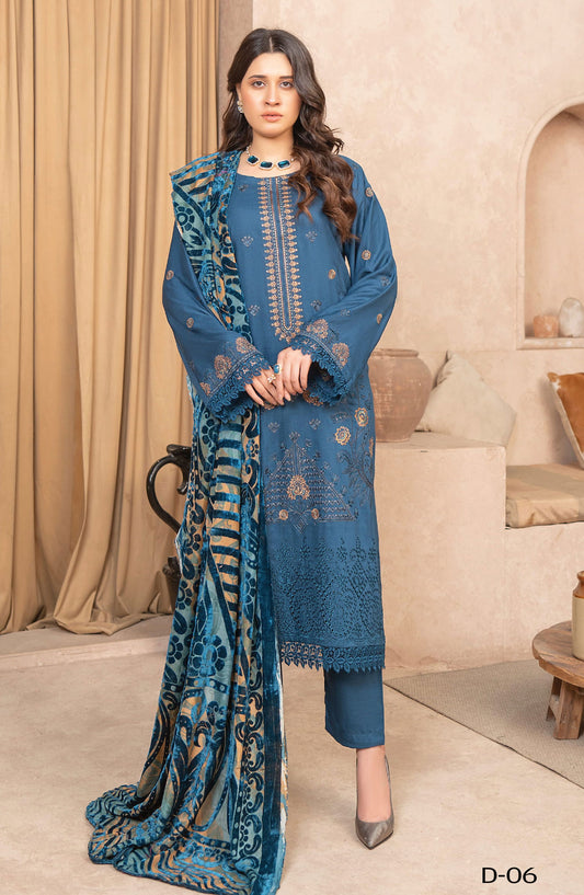 Queen Winter Palachi Shawl Luxurious Collection vol 02 - Design 06