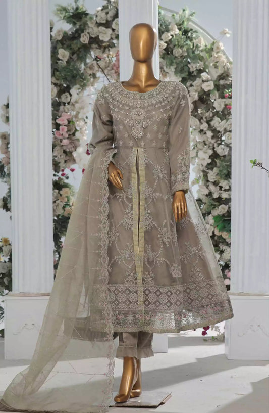 Bin Saeed Luxury Organza Frock 3Pc RTW Collection Vol 02 - Design 06