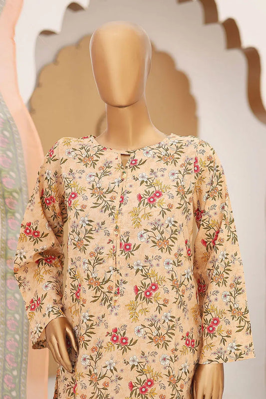 Bin Saeed Printed Lawn with Chiffon Dupatta Collection Vol 03 - Design 06