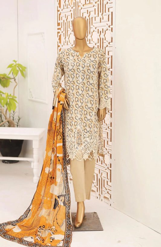 Bin Saeed  Exclusive Embroidered 3 PC Collection 2024 - Design 06