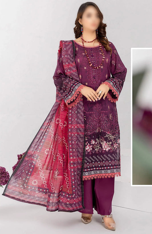 Jasmine Summer Digital Print Fancy Collection - Design 06