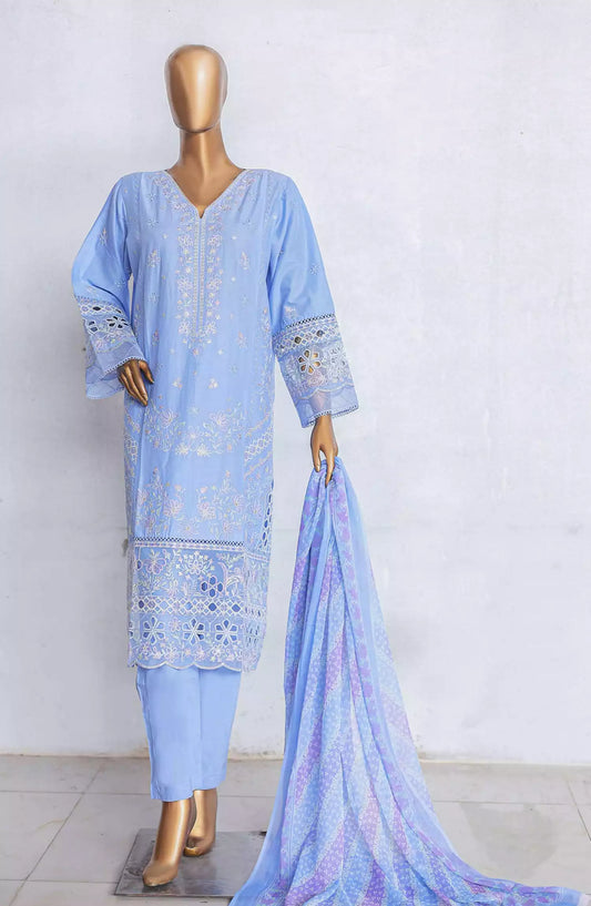 Bin Saeed Luxury Embroidered With Chiffon Dupatta Vol 03 - Design 06