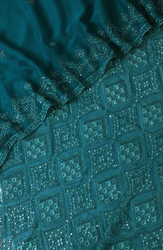 Crinklezza Unstitched Exclusive Chiffon Collection Vol 04 by Amna Khadija - Design 06