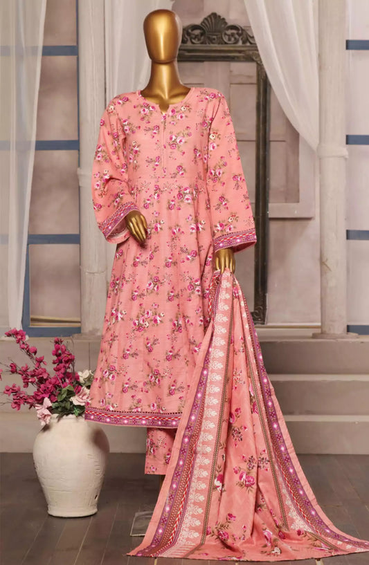 BIN SAEED Exclusive Printed Khaddar 3PC Collection Vol 01 - BS-EPK-Design 06