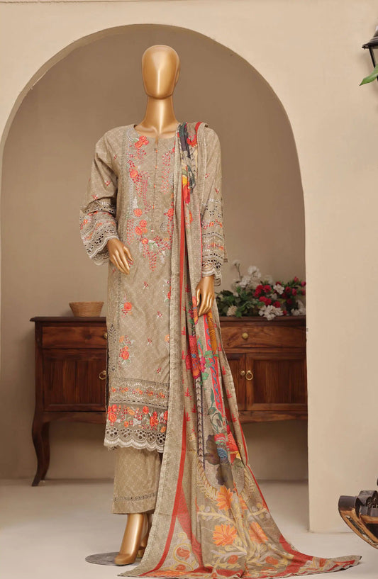SADABAHAR Premium Embroidered Printed Lawn Collection - Design 06