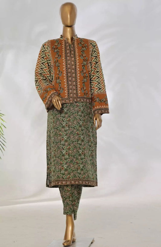 Bin Saeed Khaddar Printed Fusion Collection - Design 06