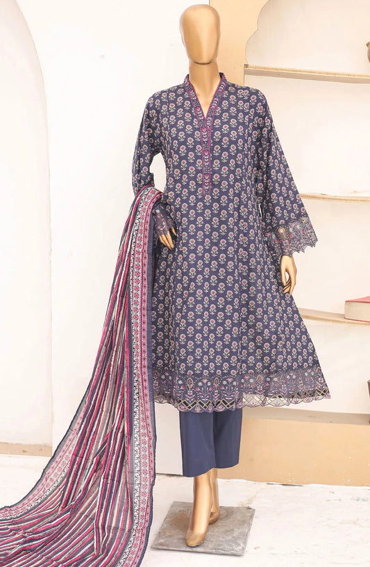 Bin Saeed Exclusive Frocks Embroidered Collection 2024 Vol 05 - Design 06