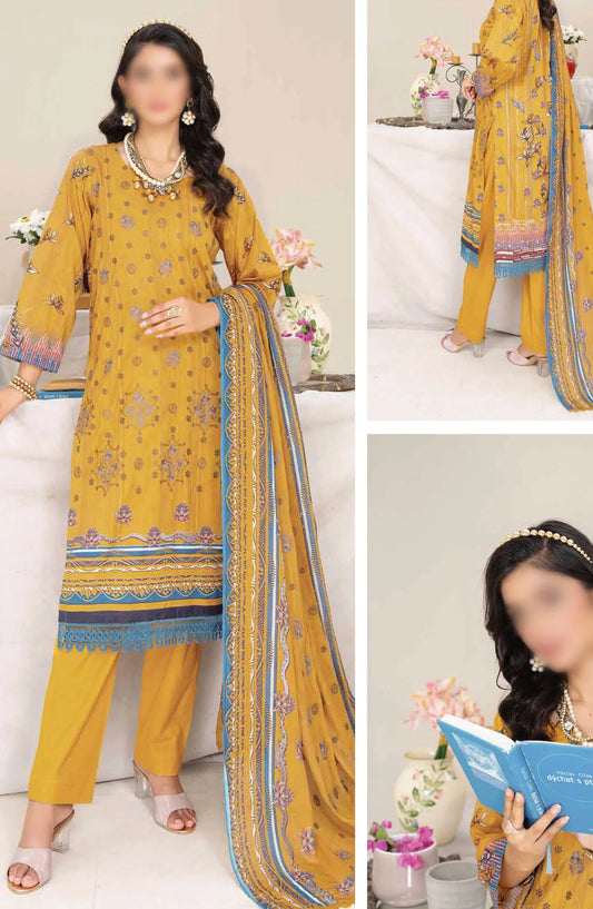 Andaaz Digital Printed and Embroidered Collection By Riaz Arts Chp 02 - DESIGN-06