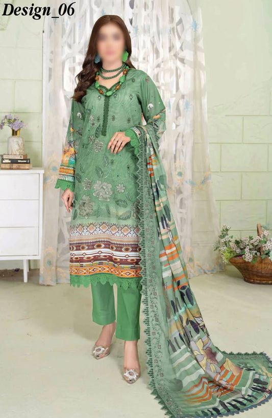 Reet Riwaj Digital Print and Embroidered Collection By Riaz Arts - Design-06