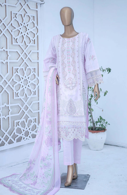 Bin Saeed Luxury Embroidered With Chiffon Dupatta - Design 06