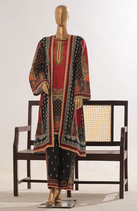 Bin Saeed Khaddar Printed Fusion Collection VOl 02 - Design 06