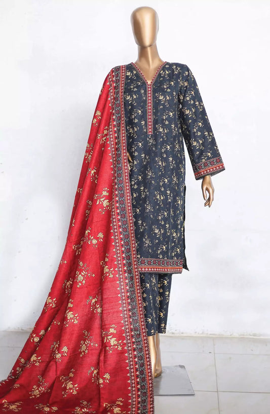 Bin Saeed Khaddar Winter Collection 2024 - Design 06