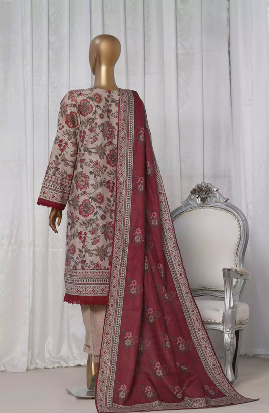 Sadabahar Khaddar Stitched Printed Collection 2024 - Design 06