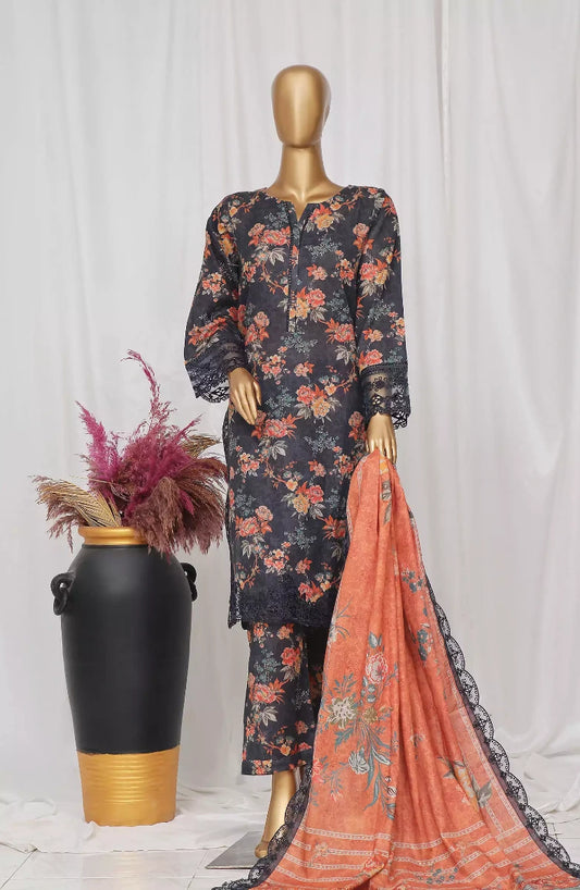 SADABAHAR Khaddar Embroidered Collection With EMB Dupatta Vol 3 - Design 06