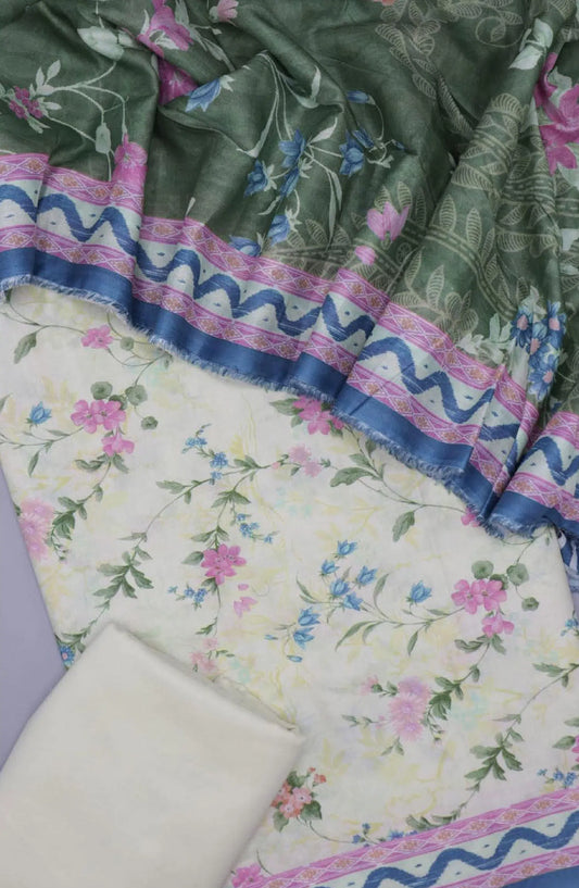 Bin Saeed Unstitched Printed Lawn Collection 2024 Vol 03 - Design 07