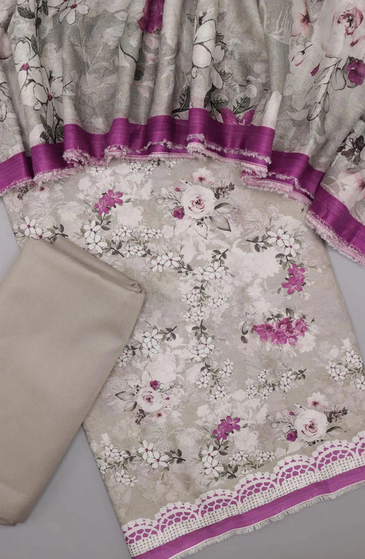 Bin Saeed Unstitched Printed Lawn Collection 2024 - BS - Design 07