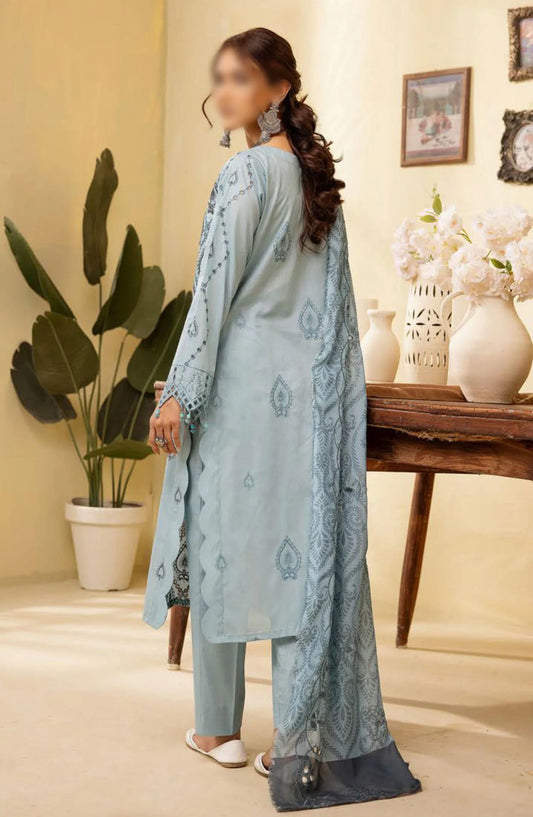 Layla Premium Embroidered Lawn Collection 2024 - Design 07