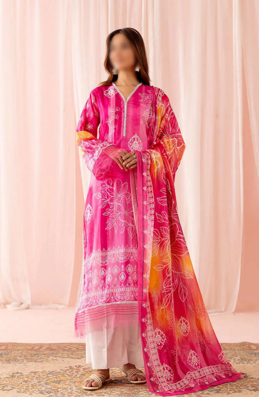 Zarkis Printed Lawn Collection By Riaz Arts - DESIGN-07