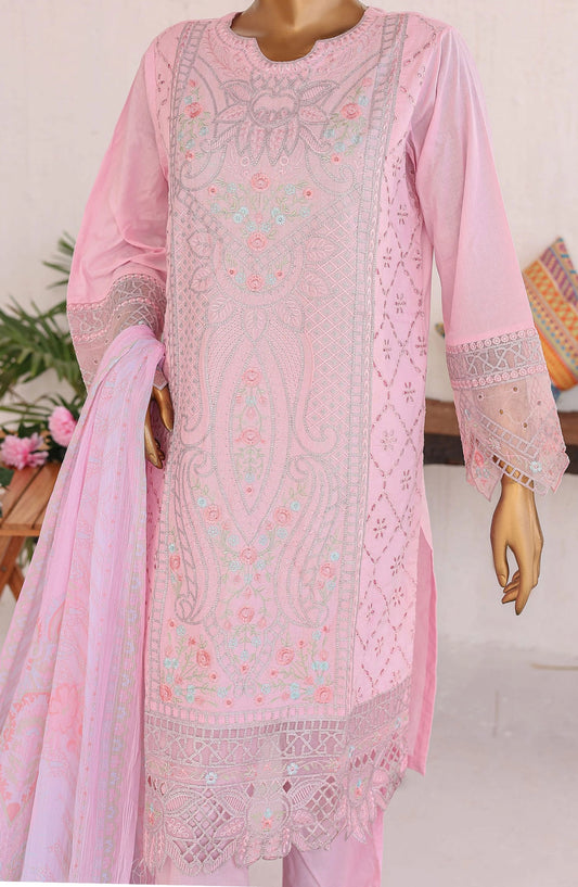 Bin Saeed Luxury Embroidered With Chiffon Dupatta Vol-2 - Design 07