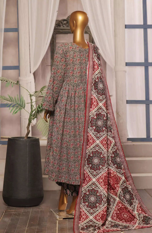 BIN SAEED Exclusive Printed Khaddar 3PC Collection Vol 01 - BS-EPK-Design 07