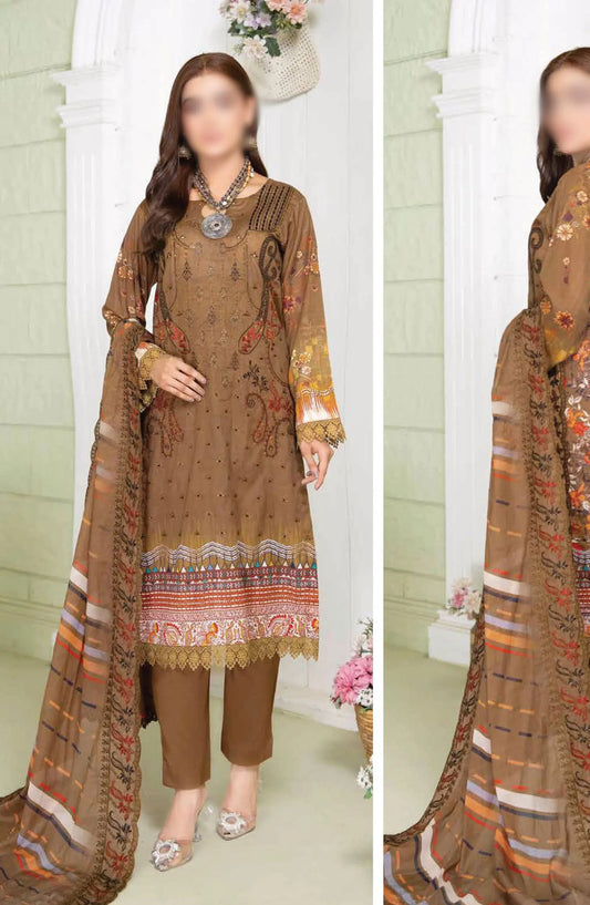 Reet Riwaj Digital Print and Embroidered Collection By Riaz Arts - Design-07