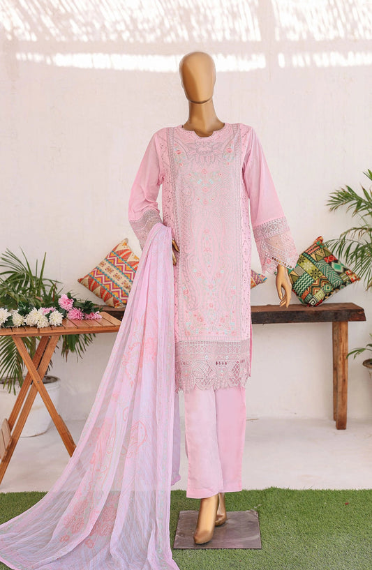 Bin Saeed Luxury Embroidered With Chiffon Dupatta Vol-2 - Design 07