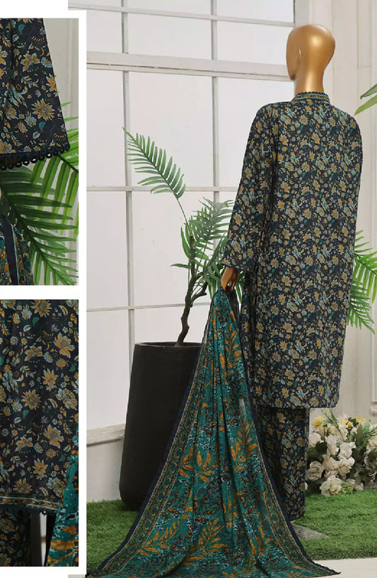 Bin Saeed Exclusive Printed Stitched Cotton Collection - Design 07