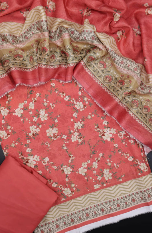 Bin Saeed Unstitched Printed Lawn Collection 2024 Vol 02 - Design-07