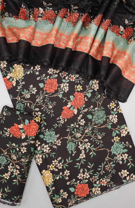 Bin Saeed Unstitched Printed Lawn Collection 2024 - BS - Design 08